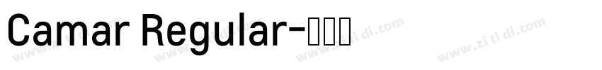 Camar Regular字体转换